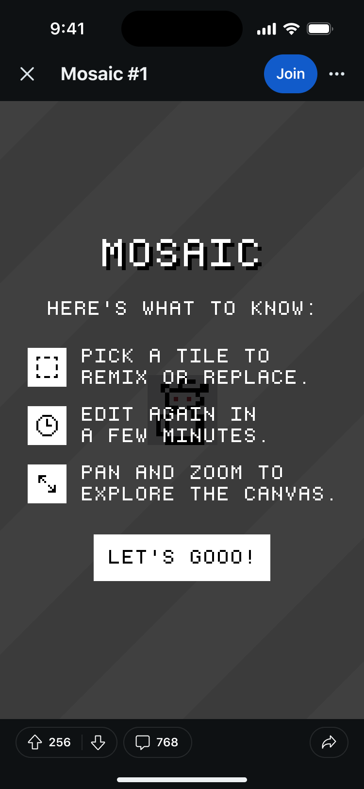 Mosaic onboarding