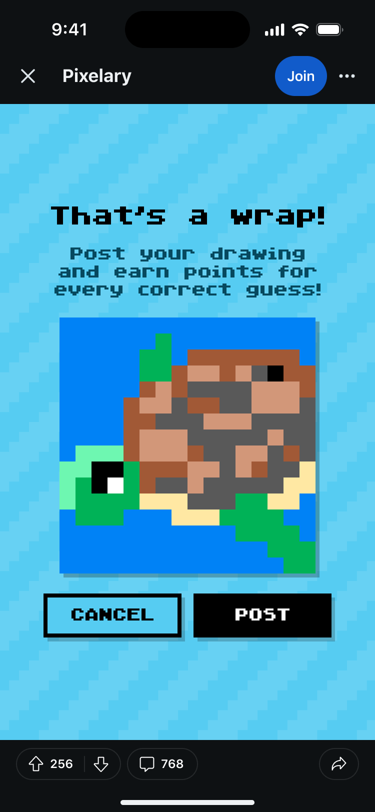 Pixelary — post preview, that’s a wrap