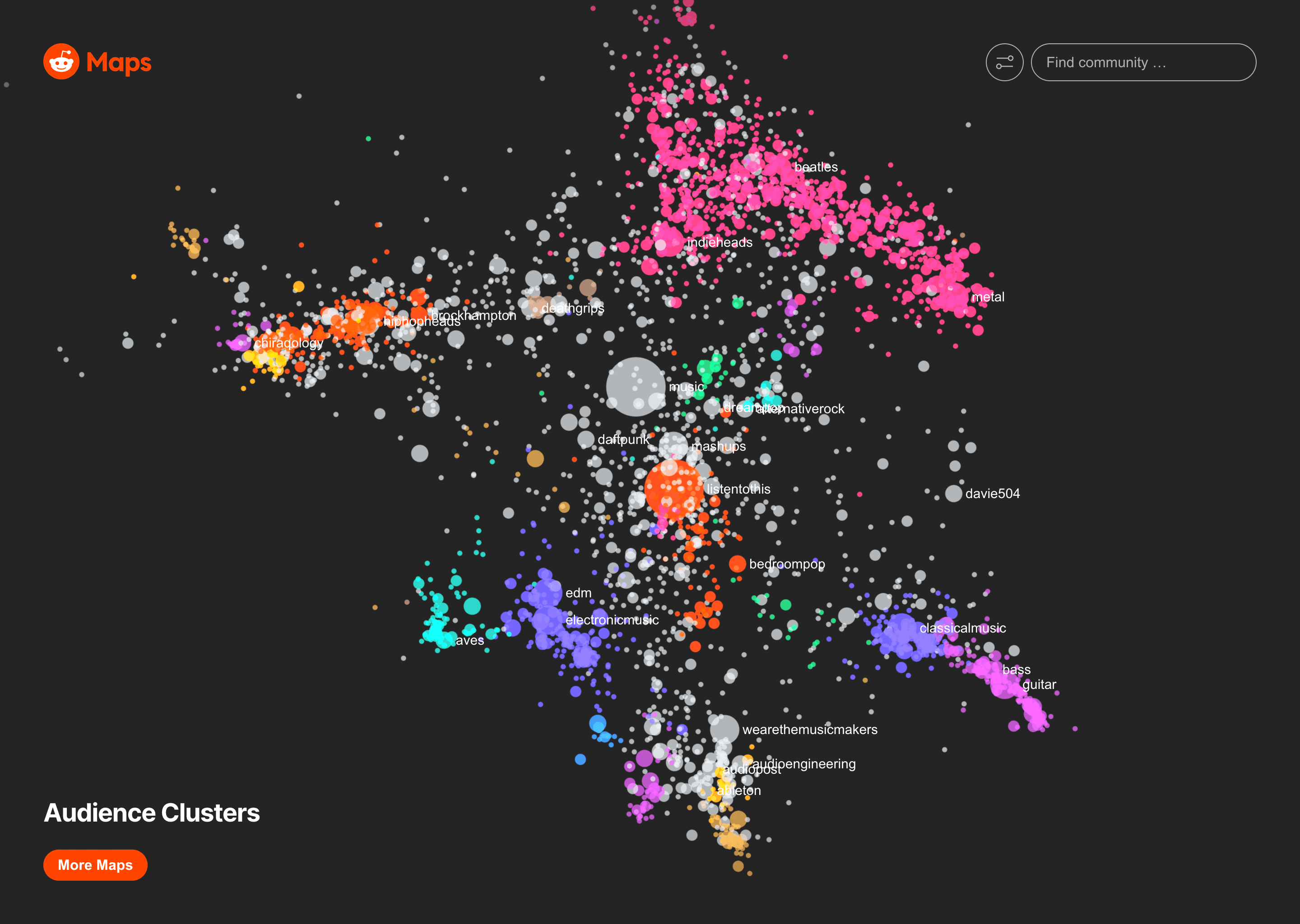 Reddit Maps.