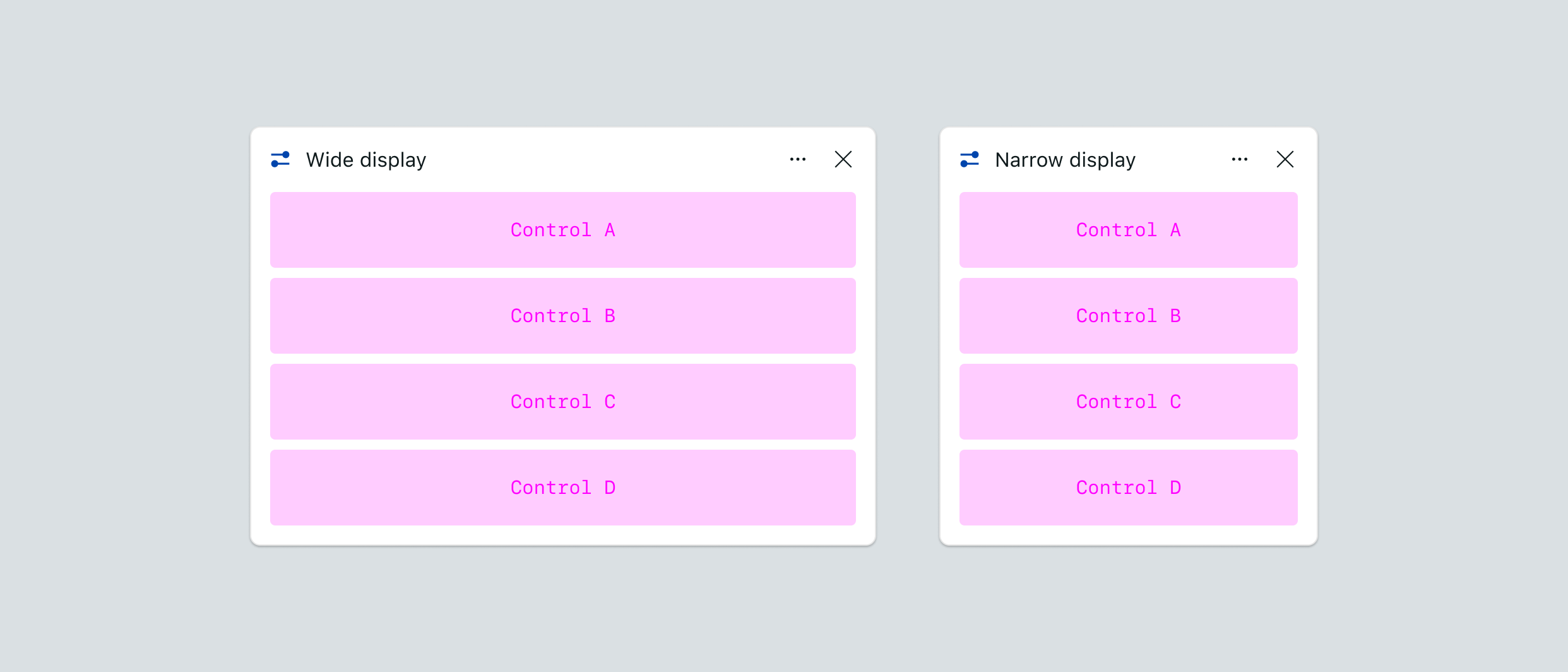 Model: Responsive Controls